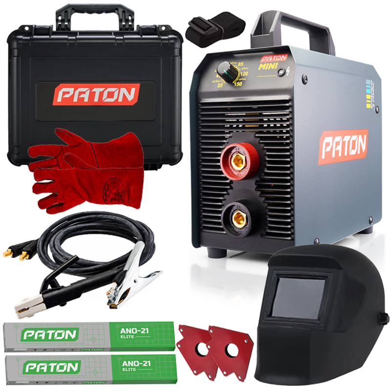 Paton MINI Arc Welder 150A Kit W/ Accessories – 230V