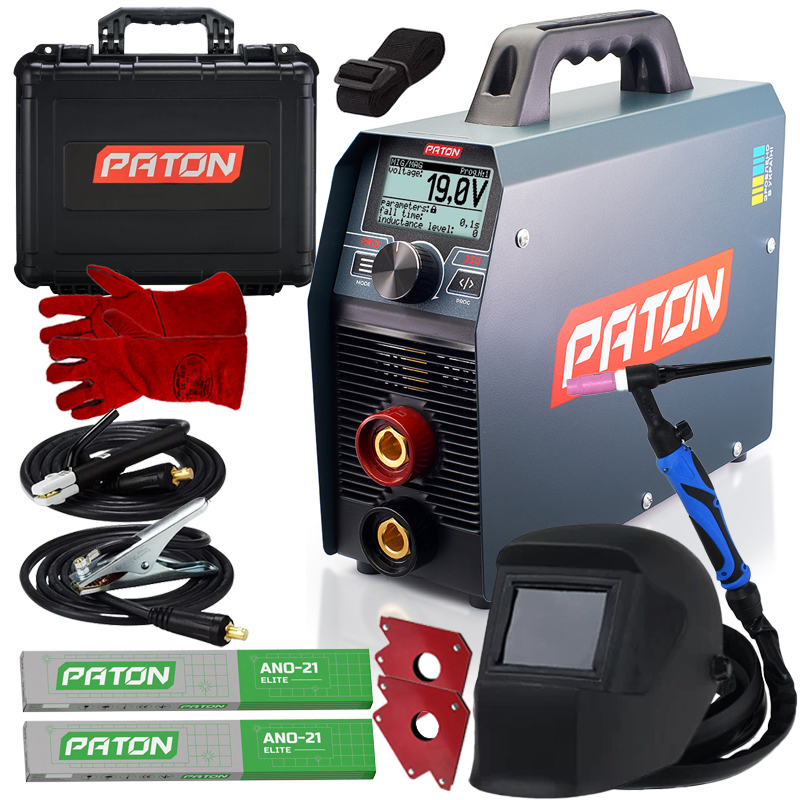 Paton PRO-250 Arc Welder Kit W/ TIG Torch and Accessories – 230V